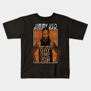 Vintage Wwe Jimmy Uso Kids T-Shirt